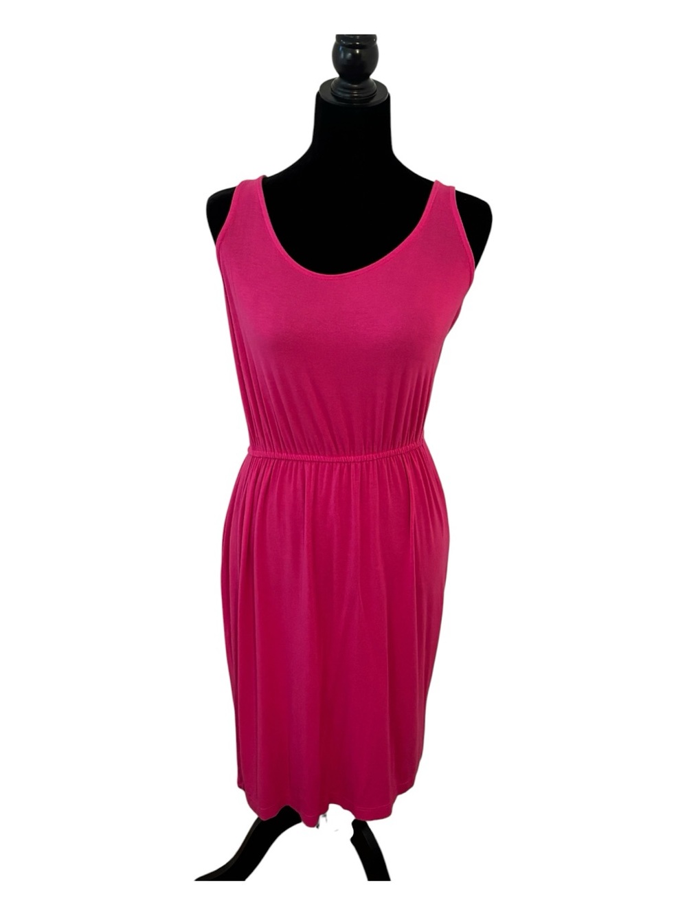 Old Navy Women’s Sleeveless Elastic-Waist Pink Dress